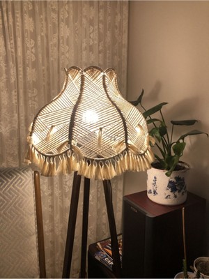 Normadia El Yapımı Makrome Lambader ve Abajur, Şık ve Doğal Aydınlatma