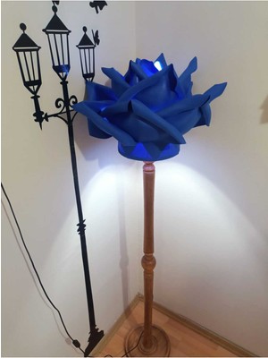 Normadia Eva Gül Tasarım Lambader Başlığı, Şık ve Modern Dekorasyon Için