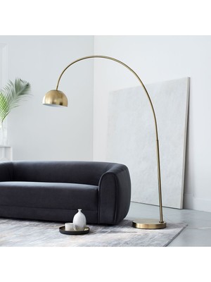 Normadia Modern Deve Boynu Lambader, Şık Metal Ayaklı Floor Lighting