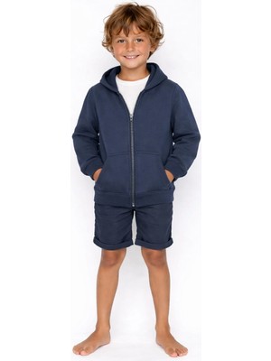 Coupon Çocuk Kapüşonlu Fermuarlı Sweatshirt