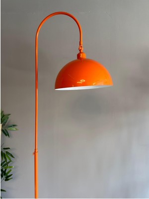 Normadia Turuncu Metal Lambader, Ayarlanabilir Dimmerli Hareketli Işık Özelliği