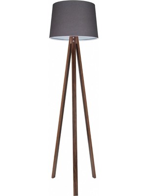 Normadia Şık Ahşap Tripod Lambader, Modern ve Zevkli Aydınlatma Seçeneği