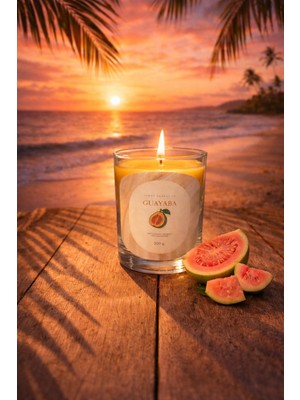 Guayaba Kokulu Oda Mumu – Tropikal, Meyvemsi & Enerji Veren