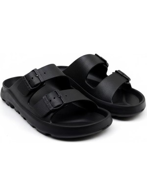 Akınalbella Erkek Çift Tokalı Anatomik Günlük Hafif Taban Terlik - Islak Zemin & Plaj Terliği