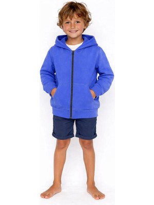 Coupon Çocuk Kapüşonlu Fermuarlı Sweatshirt