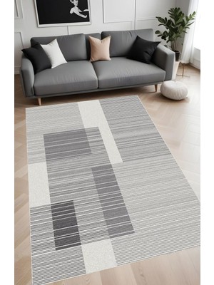 Rovigo Home Yıkanabilir, Baskılı, Kaymaz Taban Salon, Mutfak, Yatak Odası Halı ve Yolluk R-LNA0058