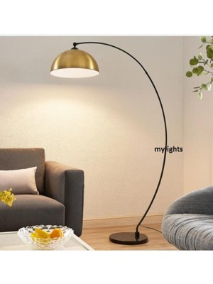 Normadia Hareketli Vintage Köşe Lambası, Yerden Aydınlatma, Retro Tarz Dekorasyon