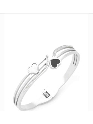 Axxion Zirkon Taş Süslemeli Çok Şık Bileklik