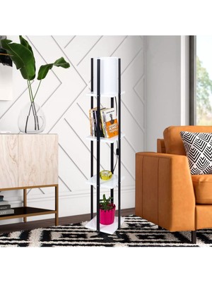 Normadia Şık Raflı Lambader ile Dekorasyonunuza Zarif Dokunuşlar