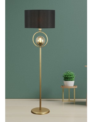 Normadia Eskitme Füme Camlı Siyah Çeşme Lambader, Şık ve Modern Tasarım