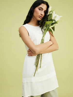 Lc Waikiki Yeni Sezon Bisiklet Yaka Kadın Tunik