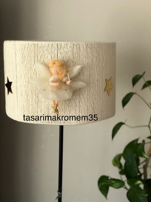 Normadia El Yapımı Makrome Lambader, Peri Bebek Detaylı, Şık ve Zarif Tasarım