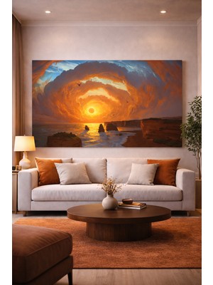 Artease Modern Gün Batımı Kanvas Tablo