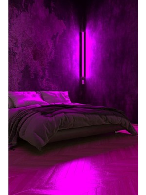 Normadia Rgb LED Köşe Abajur, Uzaktan Kumandalı, Şık ve Modern Gece Lambası