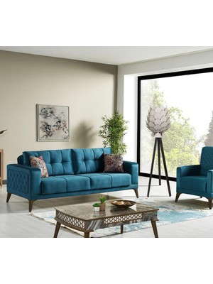 Normadia Şık Ahşap Tripod Lambader, Modern Dekoratif Aydınlatma