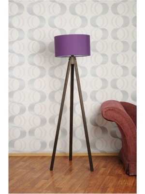 Normadia Şık 3 Ayaklı Tripod Lambader Abajur Kumaş Başlık, Modern ve Şık Tasarım