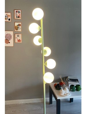 Normadia Modern Metal Lambader, Oturma ve Çalışma Odası Için Şık Zemin Aydınlatması