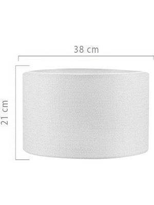 Normadia Beyaz Lambader Şapkası, Modern ve Şık Aydınlatma Çözümü