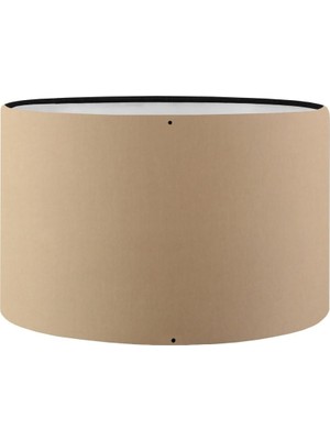 Normadia Şık ve Kullanışlı Yedek Lambader Başlığı, Kahve Renkli Kumaş Seçeneği