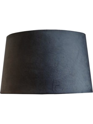 Normadia Koyu Gri Beta Serisi Lambader Abajur Şapkası Modern Dekorasyon