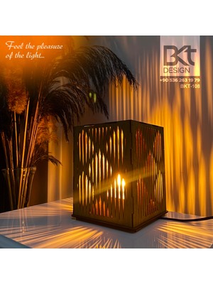 Normadia El Yapımı Ampullü Dekoratif Lamba, Sıcak Atmosfer Yaratır