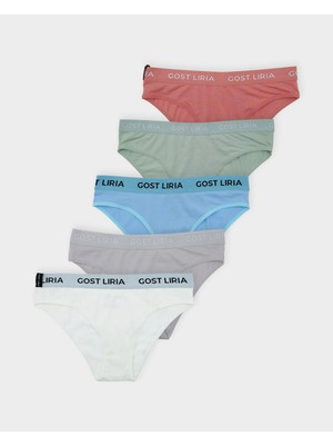 GOST LİRİA Full Moon Slip Külot 5 Li Paket - Çok Renkli