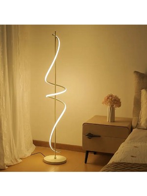 Normadia Şık 3 Renk LED Lambader, Gold Tasarım, 120 Cm, Modern ve Zarif Aydınlatma