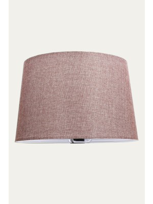 Normadia Şık Gül Kurusu Lambader Şapkası, Zarif ve Modern Dekorasyon Için