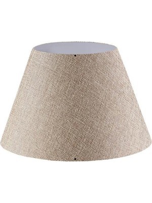 Normadia Konik Bej Kumaş Yedek Lambader Başlığı, Şık ve Kullanışlı Tasarım