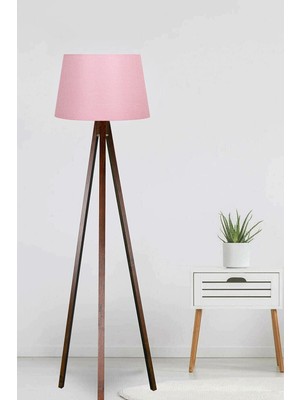 Normadia Konik Pembe Lambader, 3 Ayaklı, Şık ve Modern Aydınlatma Parçası