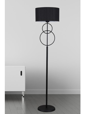 Normadia Şık Siyah Lambader, Modern Silindir Şapka, Yatak Odası ve Salon Dekoru