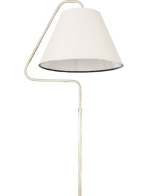 Normadia Şık Güven Avize Lambader, Krem Sarı Patine, Modern Tasarım