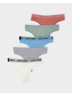 GOST LİRİA Full Moon String Külot 5 Li Paket - Çok Renkli