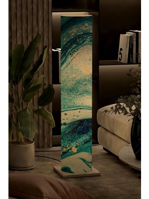 Normadia Şık Silindir Pvc Dekoratif Lambader ile Modern Aydınlatma