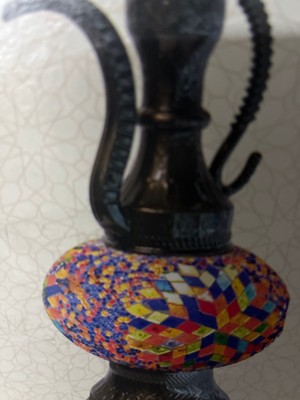 Normadia Renkli Mozaik Tasarımlı Dekoratif Lamba, Şık ve Eşsiz Aydınlatma