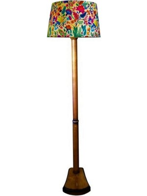 Normadia Doğal Ahşap Tek Ayaklı Modern Lambader, Şık ve Dayanıklı Aydınlatma