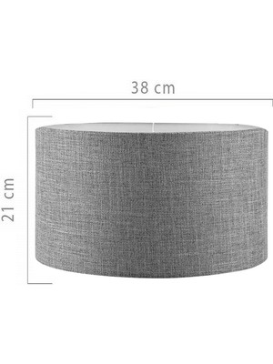 Normadia Şık Gri Lambader Şapkası ile Dekorasyonunuza Zarif Dokunuş