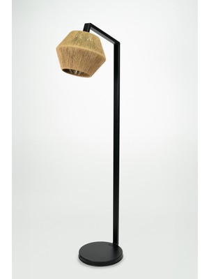 Normadia Şık Metal Ayaklı Dekoratif Ipli Lambader, Modern ve Zarif Aydınlatma