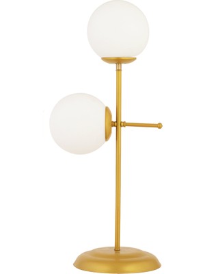 Normadia Şık Gold Camlı Abajur 2’li Set, Estetik ve Işıklandırma Keyfi