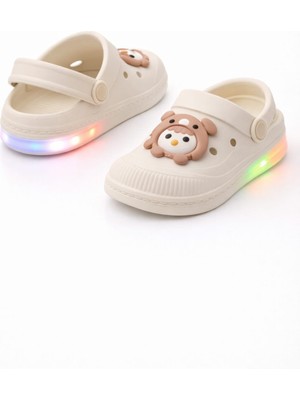 Slipcat Işıklı Minik Maymun Çocuk Sandalet Terlik