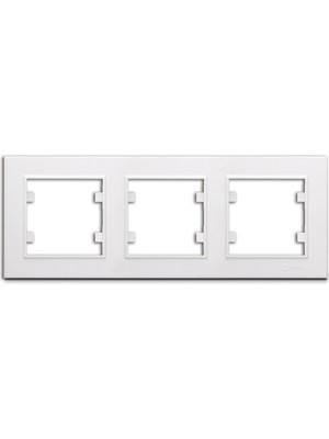 Normadia Şık 3'lü Beyaz Çerçeve Seti, Modern Dekorasyon Için Mükemmel Seçenek