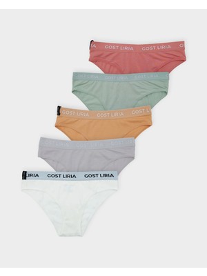 GOST LİRİA Eva Slip Külot 5 Li Paket - Çok Renkli