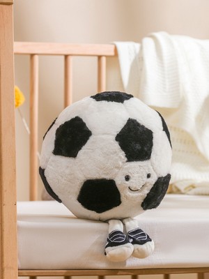 Lc Waikiki Yeni Sezon Futbol Topu Figürlü Pelüş Bebek Kırlent 24 cm