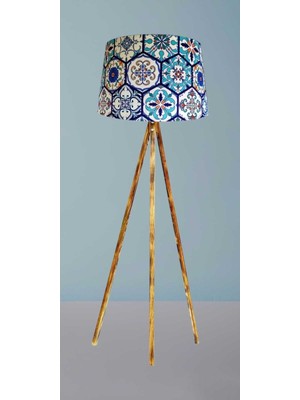 Normadia Şık Ahşap 3 Ayak Lambader ile Oturma Odasına Zarif Dokunuş