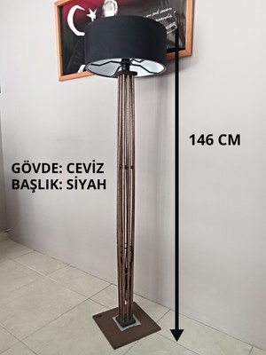 Normadia Şık Ahşap Lambader ile Sıcak ve Doğal Aydınlatma