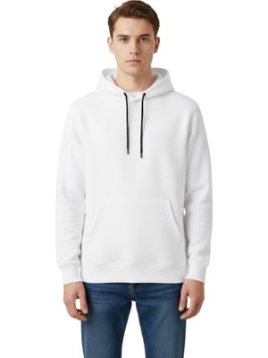 Yyz Store Beyaz Kapüşonlu Sweatshirt