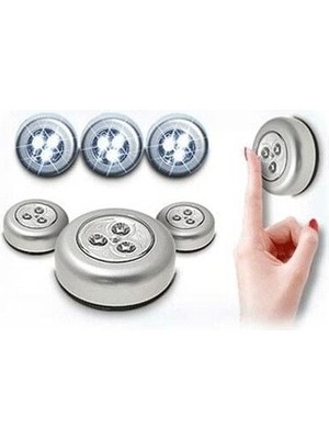 EkoAlışverişDünyam Kablosuz Spot Dokunmatik Lamba (3 Adet)