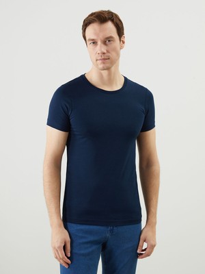 Lc Waikiki Yeni Sezon Bisiklet Yaka Kısa Kollu Erkek Atlet