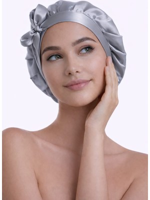 %100 Saf Ipek, Uzun Bağcıklı Lüks Bone