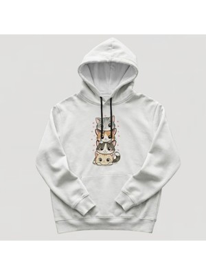 Dijital Baskılı Kapüşonlu Sweatshirt | Unisex Hoodie | YYZ Store